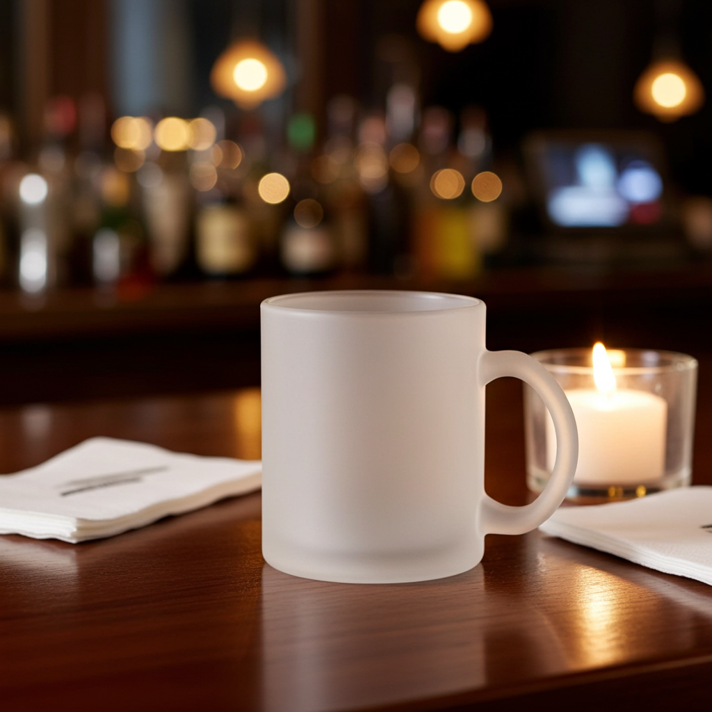 Frosted Glass Mug