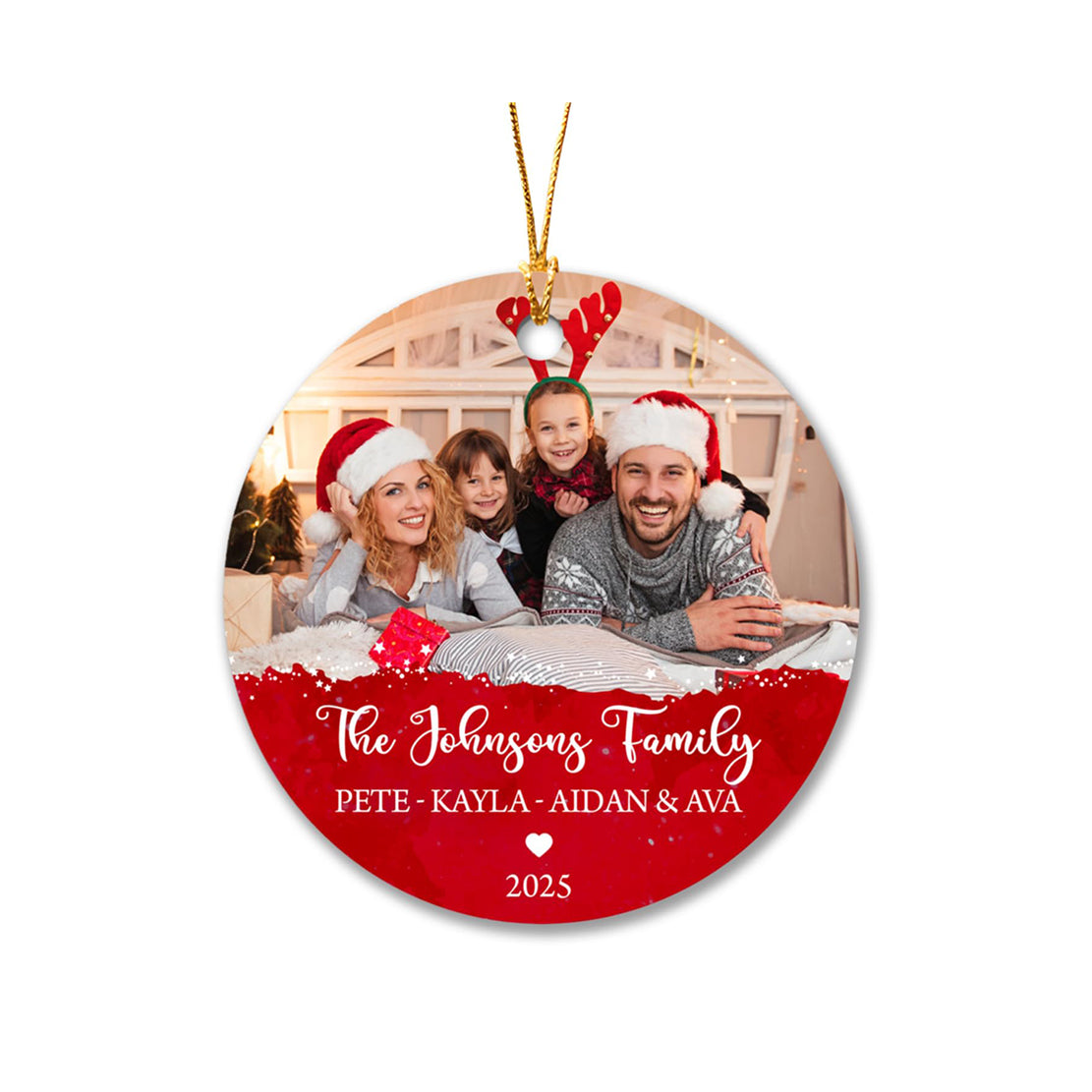 Wooden Ornaments - Personalized Christmas Decorations