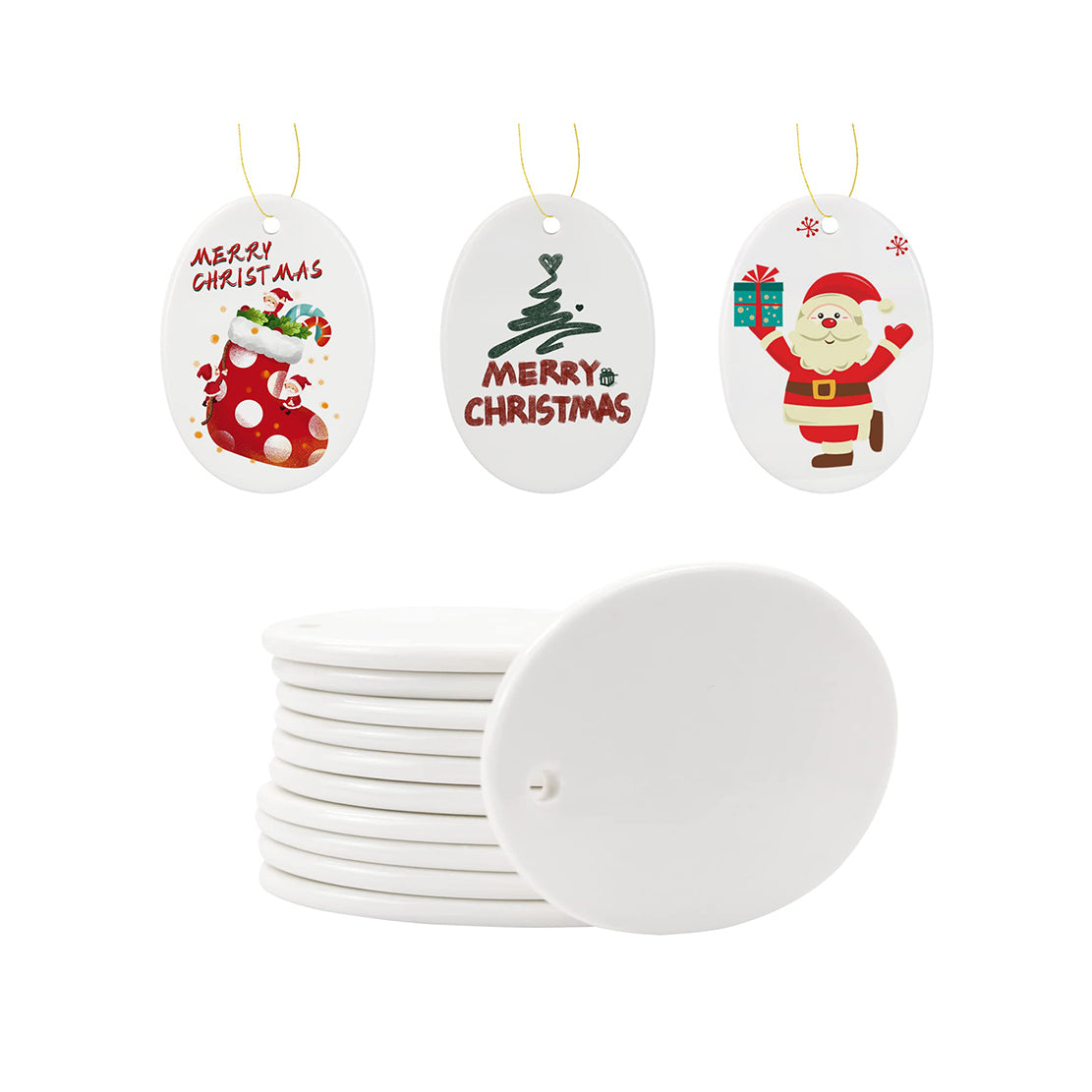 Wooden Ornaments - Personalized Christmas Decorations