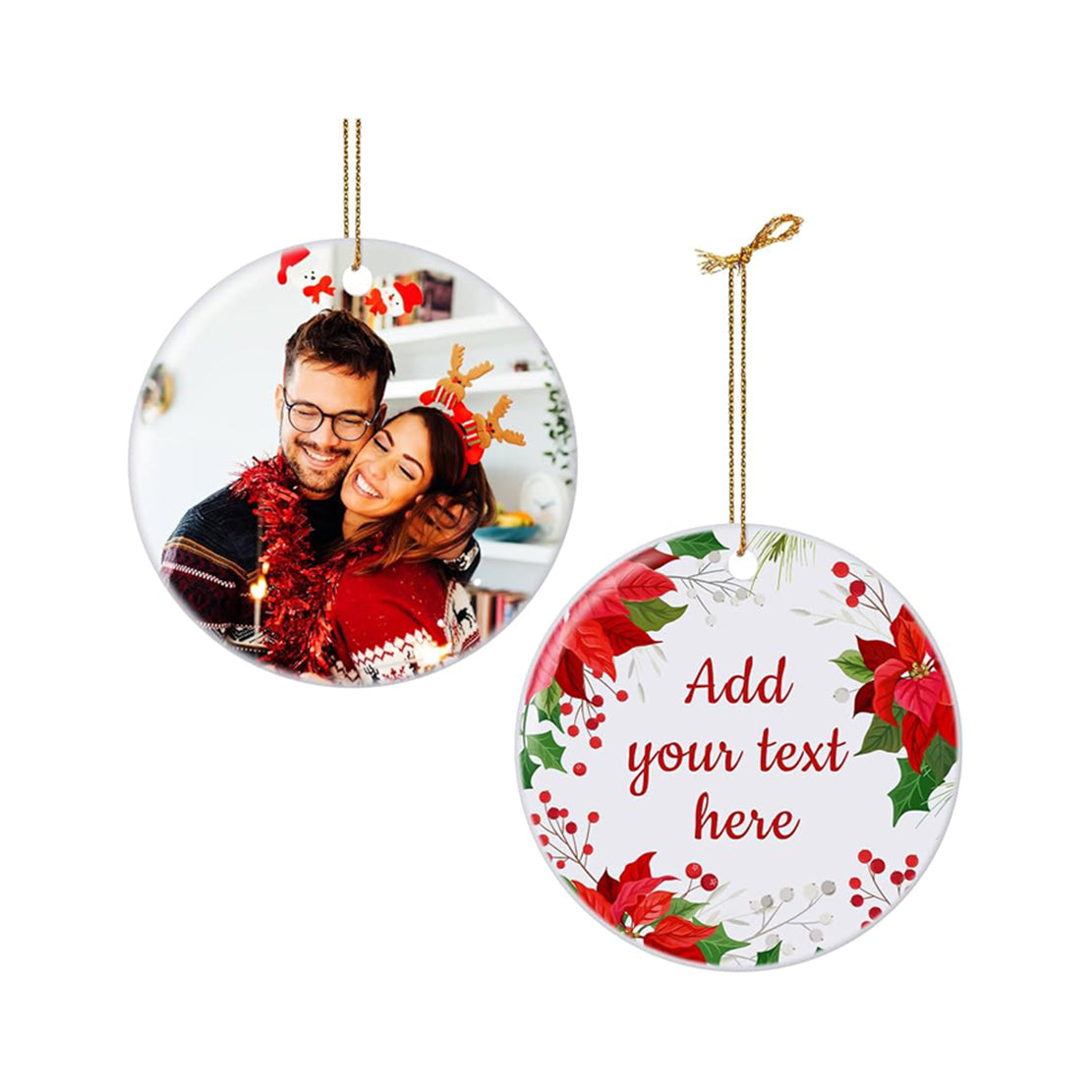 Wooden Ornaments - Personalized Christmas Decorations