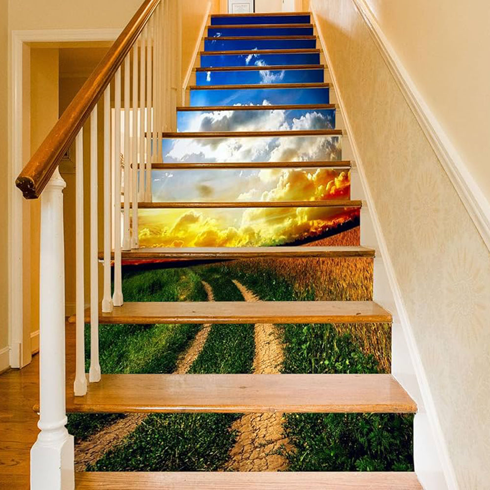 Stairs Wallpaper - Custom Design Stair Riser Decals