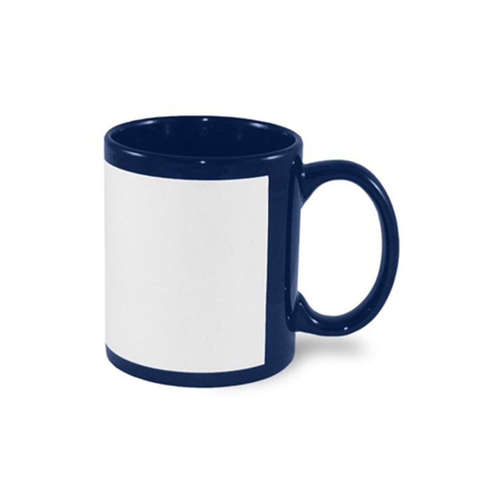 Patch Colored Ceramic Mug - 11oz Two-Tone Mug