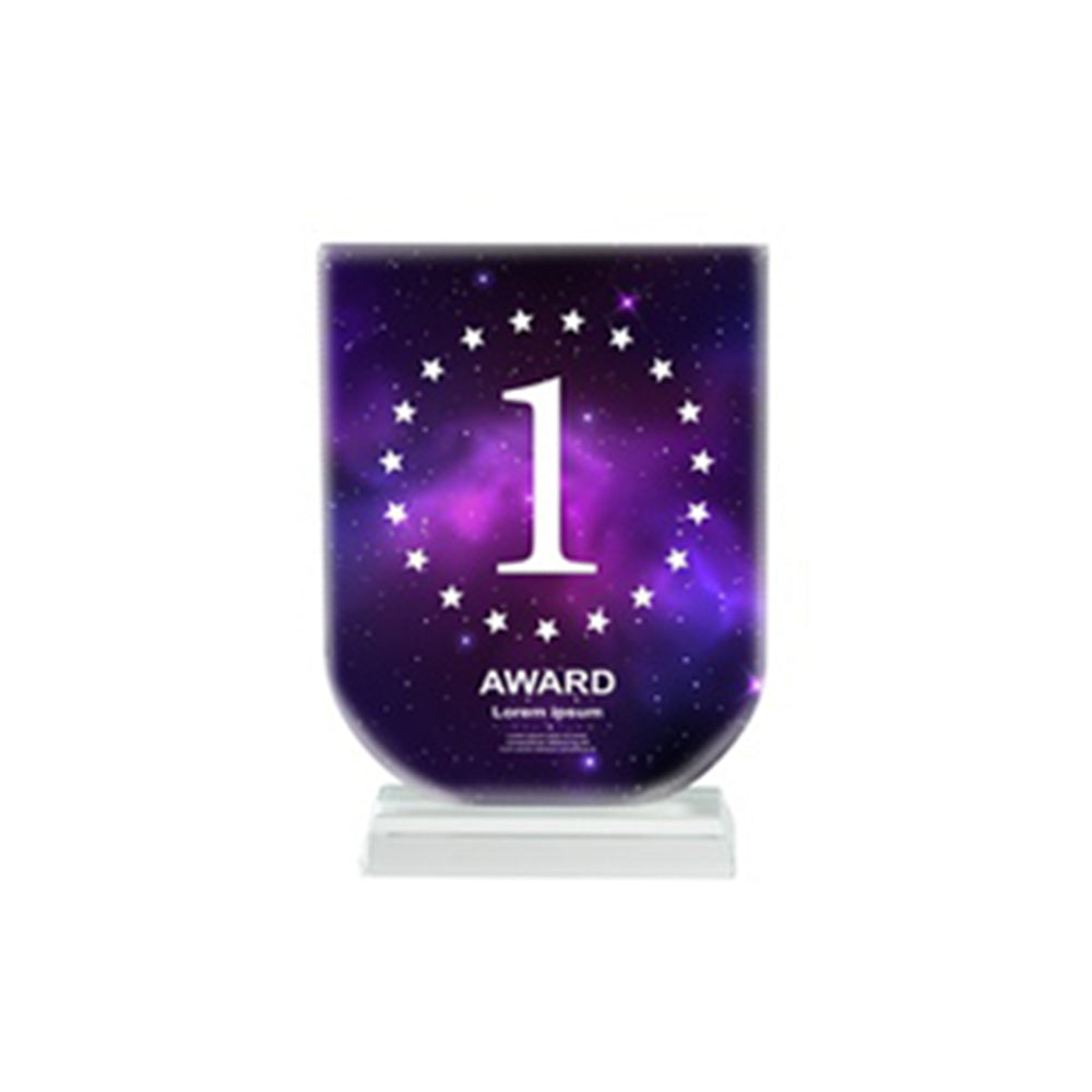 Crystal Trophy - Award Trophy with Crystal Base