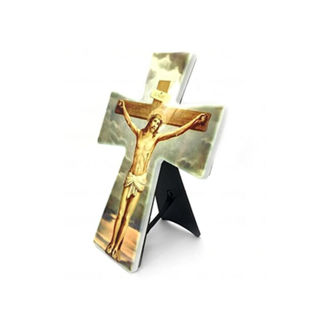 Modern Faith Wall Art - Ceramic & Wood