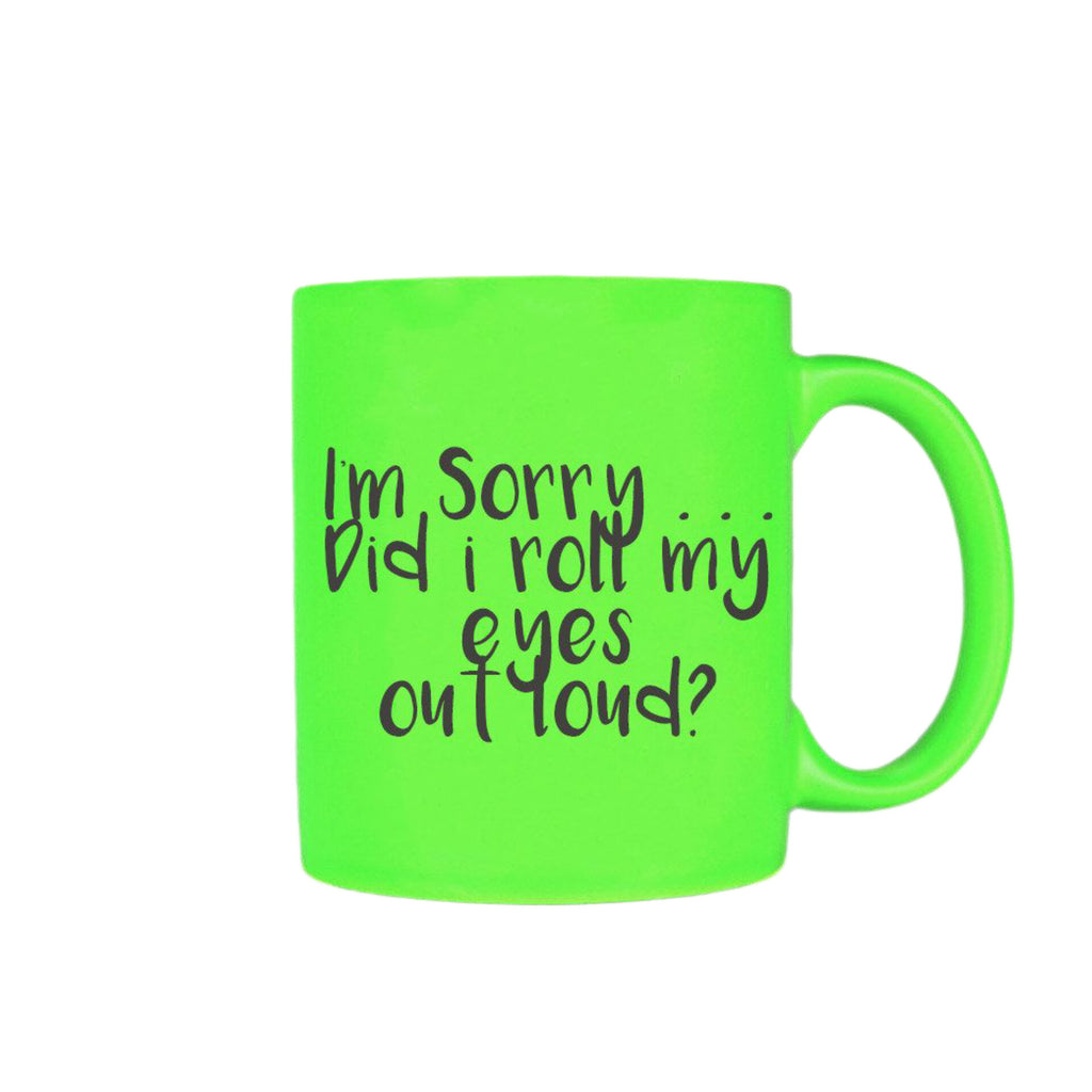 Neon Ceramic Mug - 11oz Bright Color Coffee Mug