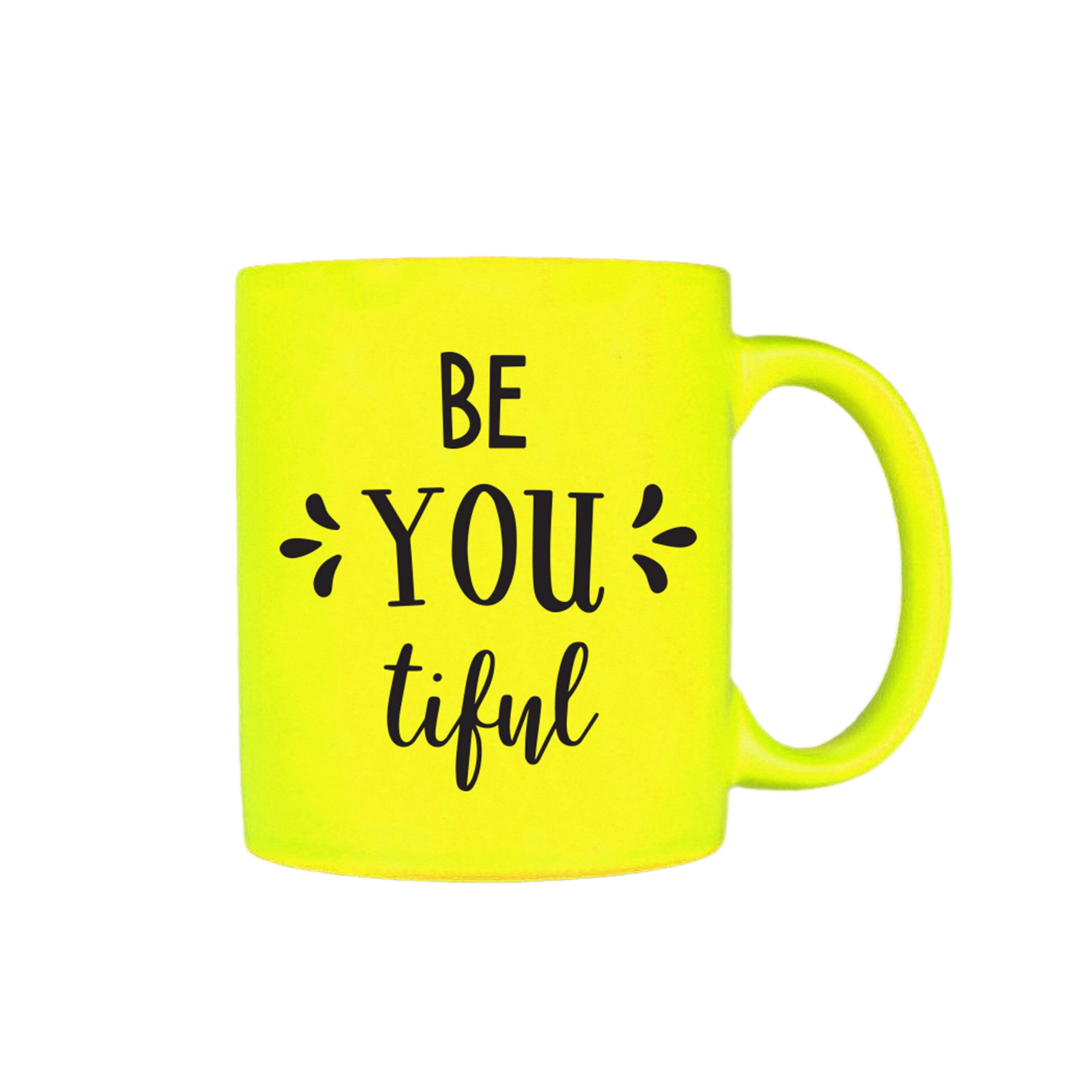 Neon Ceramic Mug - 11oz Bright Color Coffee Mug