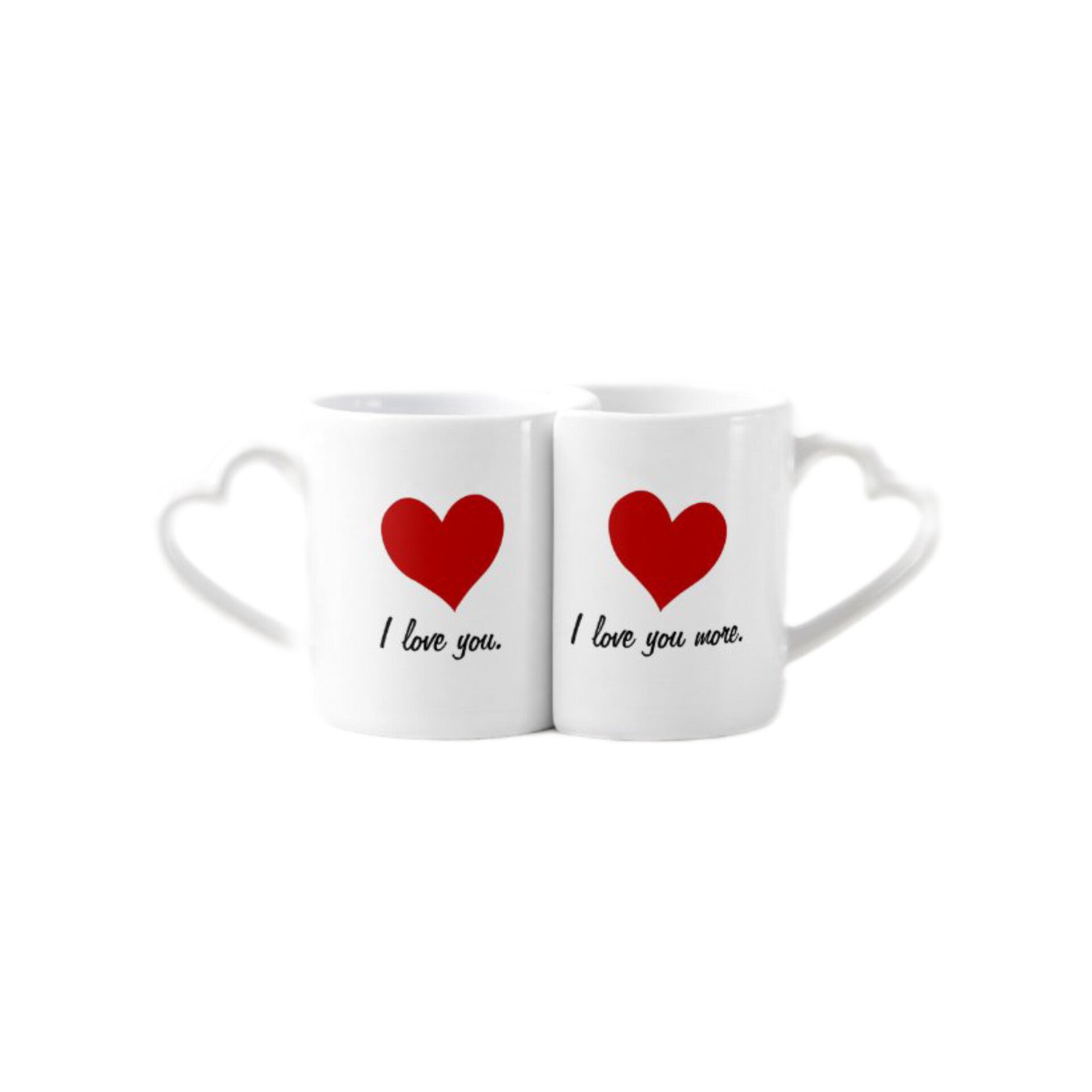 Lovers Mug Set - Ceramic Couple Mugs Pair