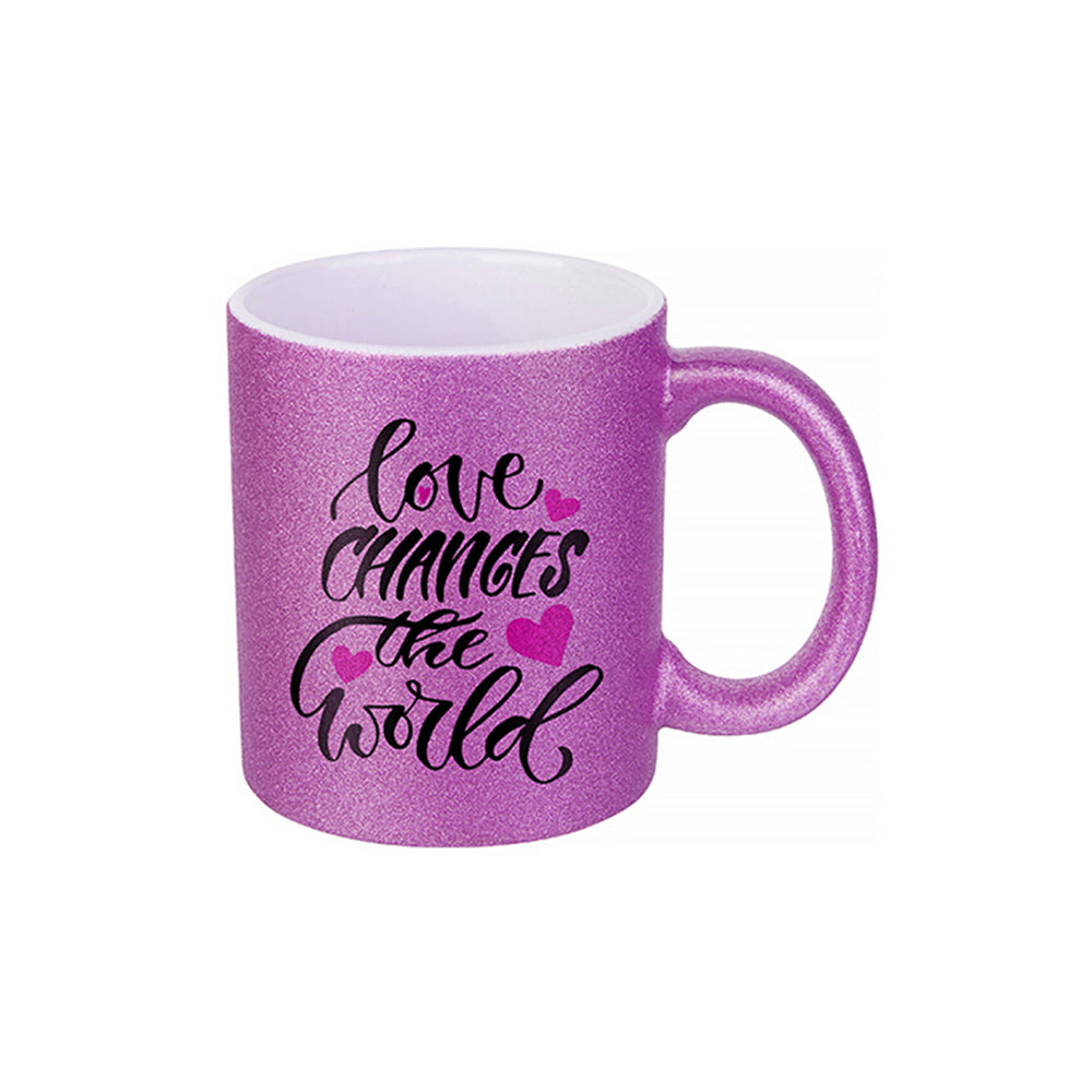 Glitter Ceramic Mug - 11oz Sparkle Coffee Mug