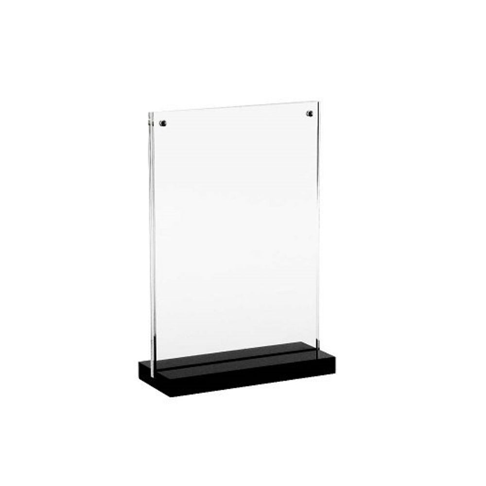Plastic Photo Frame - Magnetic Double-Sided Frame with Stand