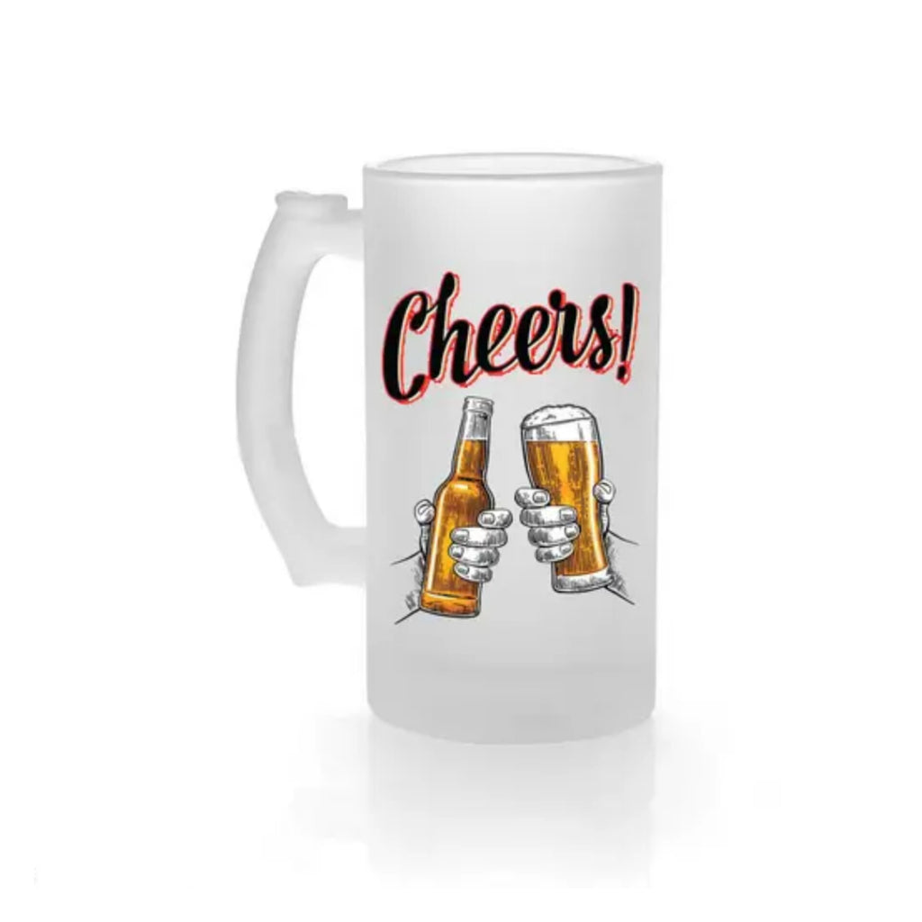 Frosted Beer Mug - 16oz Glass Beer Mug for Printing