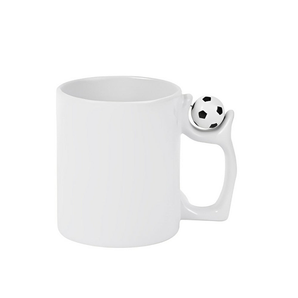 Sports Ball Mug - Basketball & Football Ceramic Mug