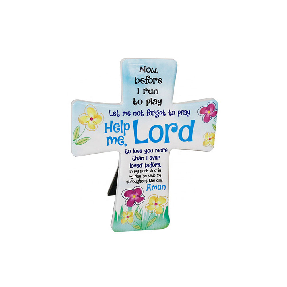 Modern Faith Wall Art - Ceramic & Wood