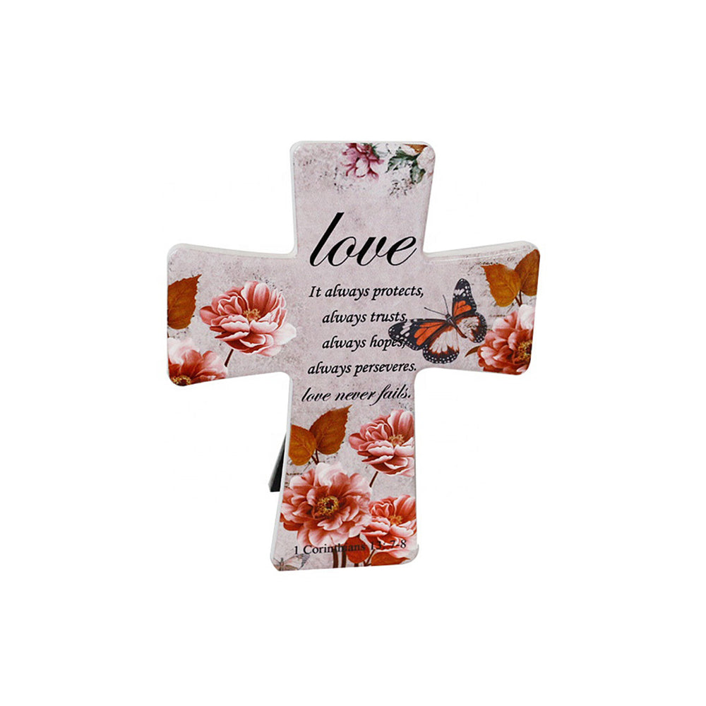 Modern Faith Wall Art - Ceramic & Wood