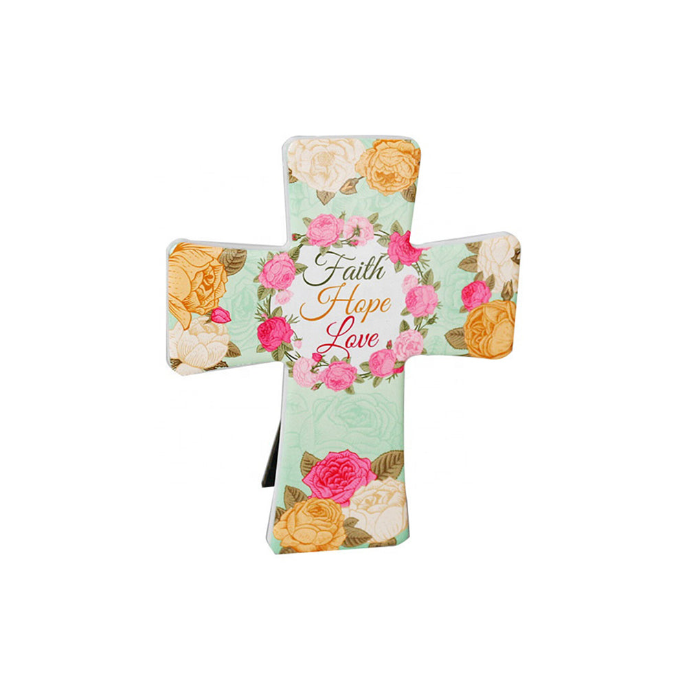 Modern Faith Wall Art - Ceramic & Wood