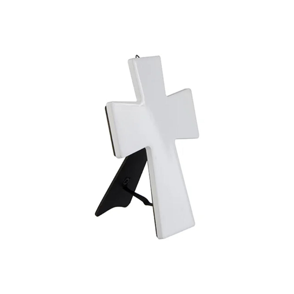 Modern Faith Wall Art - Ceramic & Wood