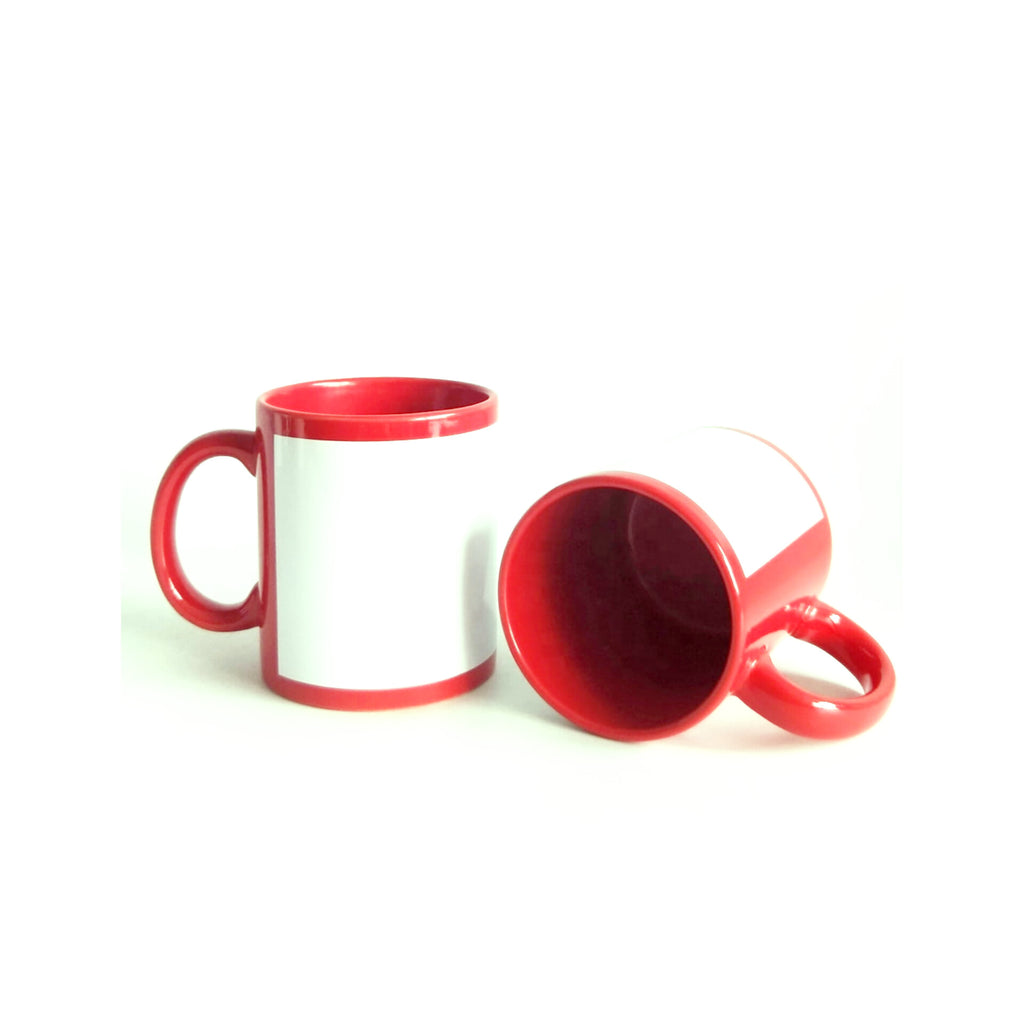 Patch Colored Ceramic Mug - 11oz Two-Tone Mug