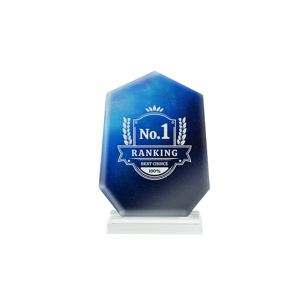 Crystal Trophy - Award Trophy with Crystal Base