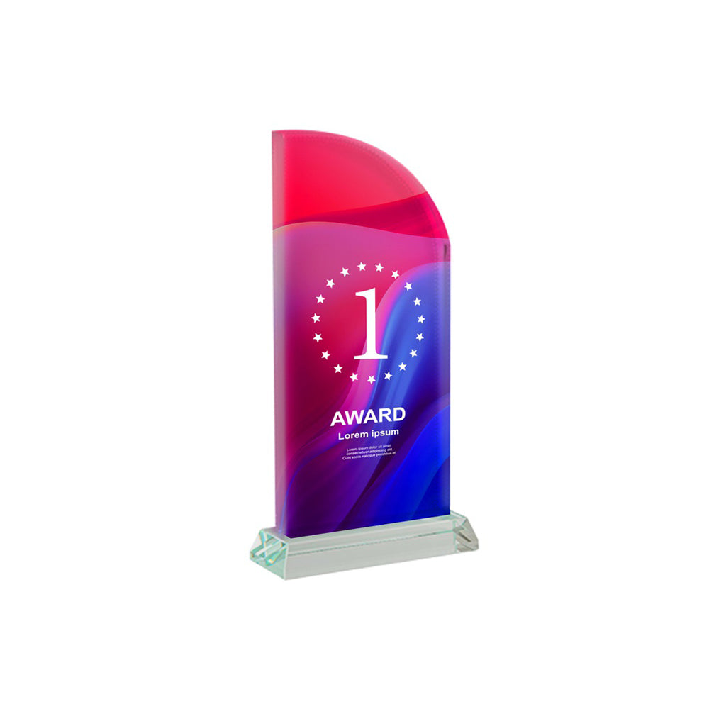 Crystal Trophy - Award Trophy with Crystal Base