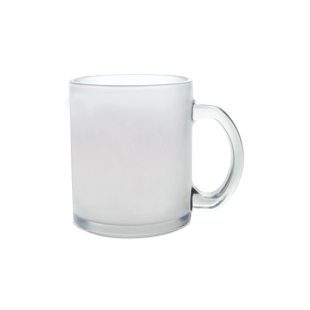 Frosted Glass Mug - 11oz Elegant Glass Mug