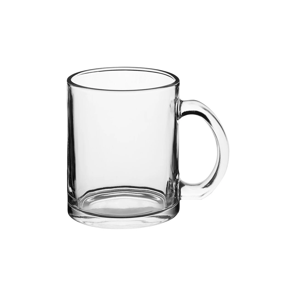 Frosted Glass Mug - 11oz Elegant Glass Mug