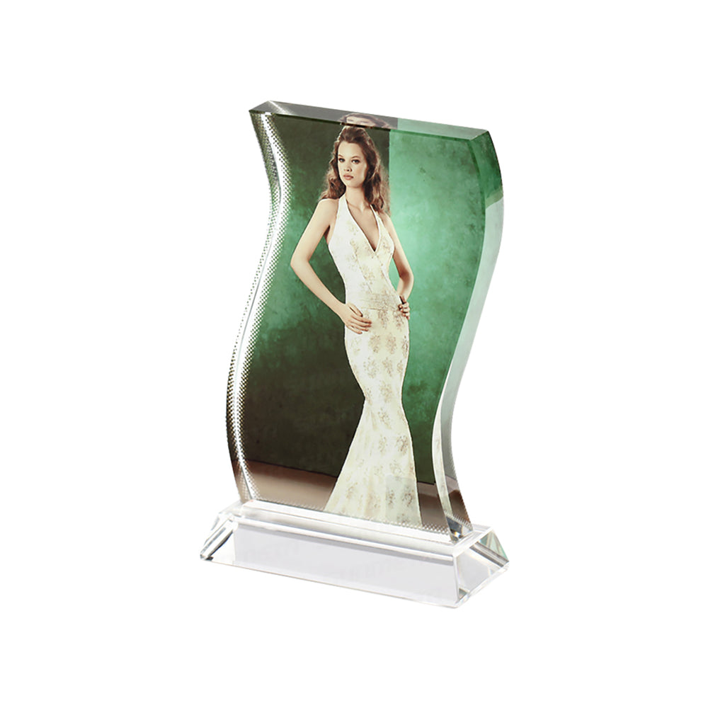 Crystal Trophy - Award Trophy with Crystal Base