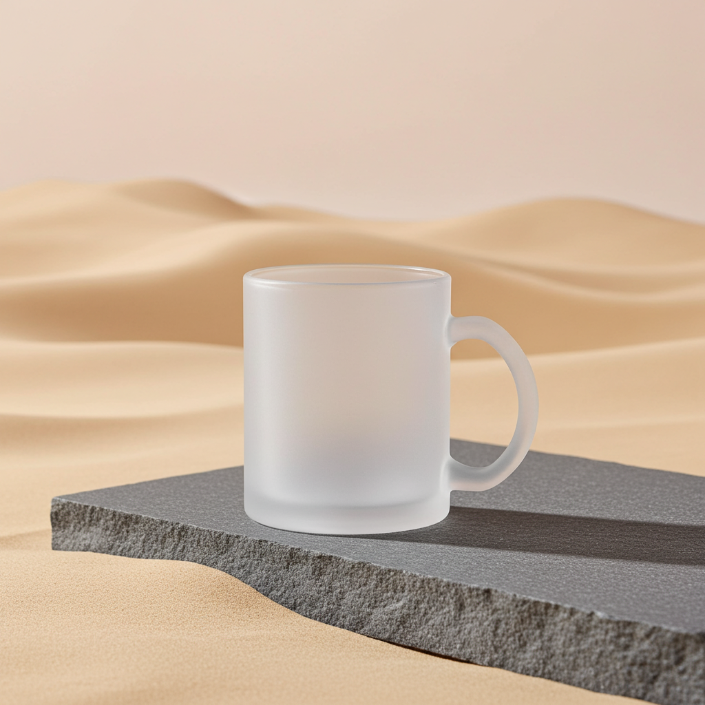Frosted Glass Mug