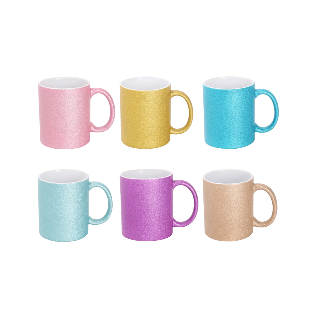 Glitter Ceramic Mug - 11oz Sparkle Coffee Mug