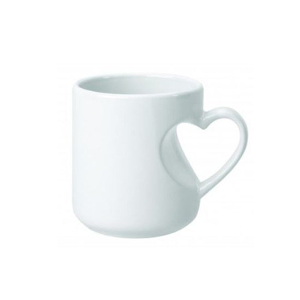 Heart Handle Mug - 9oz Ceramic Mug with Heart Shaped Handle