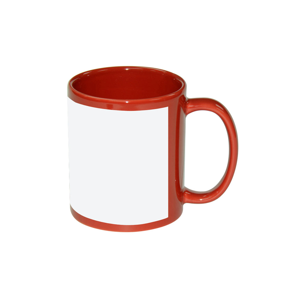 Patch Colored Ceramic Mug - 11oz Two-Tone Mug